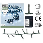 Decorativelighting Micro Cluster 1200 Led's - 24 Meter - Wit - 8 Functies + Geheugen