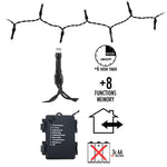 Decorativelighting Led-Verlichting 192 Led's - Wit - Op Batterij