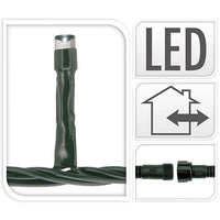 Decorativelighting Koppelbare Kerstverlichting - 100 Led - 7.5M - Extra Warm Wit