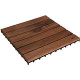 Progarden Houten Terrastegel - Acacia - 30X30Cm - Set Van 9 - 0.81M2