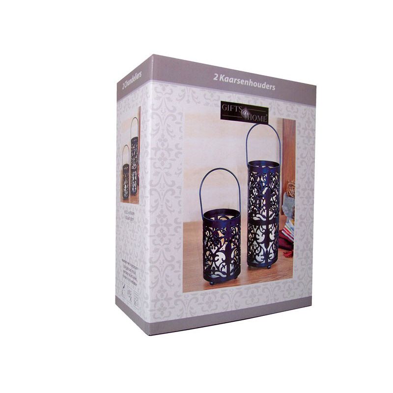 Gifts@Home Kaarsenhouders - Nostalgie - Set Van 2