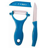 Excellent Houseware Keramische Schilmessen (Blauw)