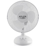 Adler Ad7302 - Tafelventilator Wit - 23Cm
