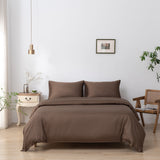 Tweepersoons Beddengoedset L - Coffee Brown