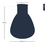 Terrarium Bottle 'Sam' - Incl. Led Cork - Closed Terrarium Ø 24.5 Cm ↑ 30 Cm