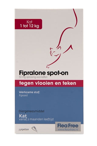 Exil Anti-puces Fipralone Spot-On Cat 3 PIPETTE