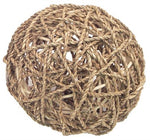 Boule Amusante en Herbe de Mer en Palissandre GRANDE 14 CM