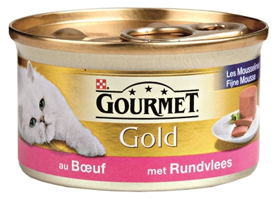 Gourmet Gold Mousse Fine de Boeuf 85 GR (24 pièces)