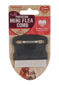 Rosewood Flea Comb 6X5.5 CM