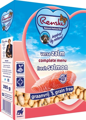 Renske Fresh Meat Salmon Grain Free 395 GR (10 pieces)