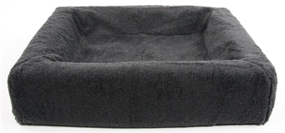 Bia Bed Fleece Cover Dog Bed Grey