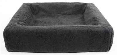 Bia Bed Housse Polaire Lit pour Chien Gris