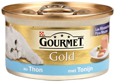 Gourmet Gold Fijne Mousse Tonijn 85 GR (24 stuks)