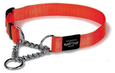 Rogz For Dogs Lumberjack Choker Orange 25 MMX43-73 CM