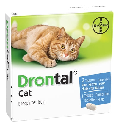 Bayer Drontal Deworming Cat 2 TABLETS