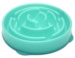 Unbranded Food Bowl Slo-Bowl Feeder Drop Teal Light Blue 29X29X7 CM