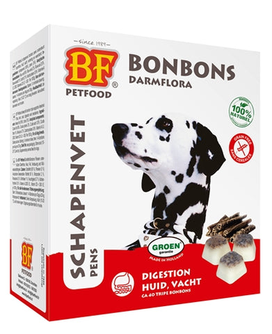Biofood Graisse de Mouton Maxi Bonbons Tripes 40 PCS