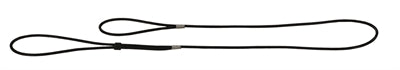 Hunter Showline Round Leather Black 4 MM