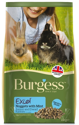 Burgess Excel Rabbit Junior & Dwergkonijn 2 KG