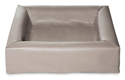 Bia Bed Couvre-lit pour chien en simili cuir Taupe