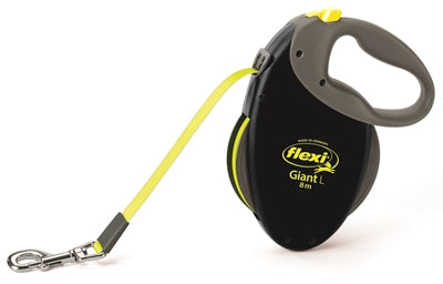 Flexi Ligne Rétractable Ruban Spécial Néon GIANT L 8 MTR