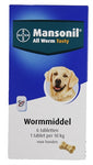 Mansonil Hond All Worm Tabletten 6 ST