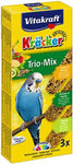 Vitakraft Parakeet Kracker Figs/Banana-Sesame/Kiwi 3 IN 1