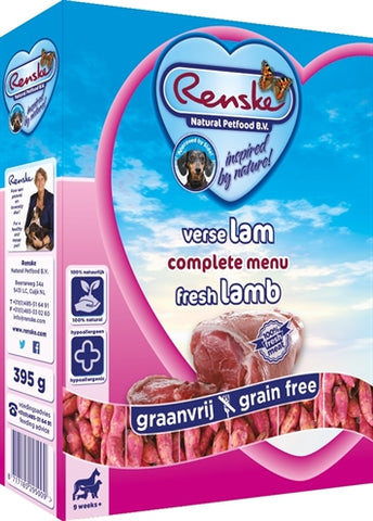 Renske Fresh Meat Lamb Grain Free 395 GR (10 pieces)