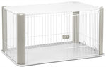 Merkloos Puppyren Met Dak Grijs 113X79X60 CM