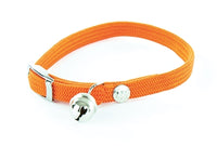 Martin Sellier Collier Chat Elastique Nylon Orange 30X1 CM