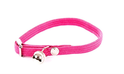 Martin Sellier Collier Chat Elastique Nylon Rose 30X1 CM