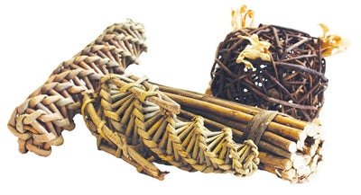 Nature First Happy Pet Nature First Willow Mega Pack Spiral / Corn / Ball / Sticks 4 ST