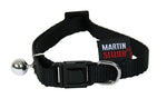 Martin Sellier Collier pour Chat Nylon Uni Noir 11 MMX20-30 CM