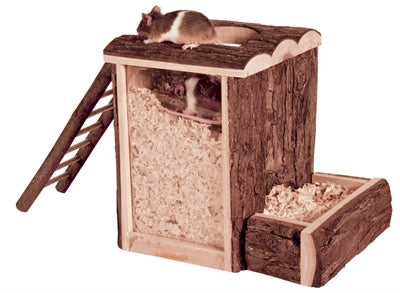 Trixie Natural Living Tour de jeu et de fouille pour souris/hamster nain 20 x 16 x 20 cm