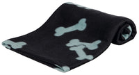 Trixie Beany Fleece Dog Blanket Black 100X70CM