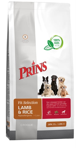Prins Fit Selection Lamb & Rice 15 KG