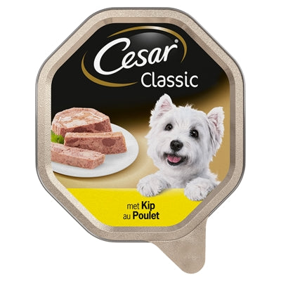 Cesar Alu Classic Pâté Au Poulet 14X150 GR (14 pièces)