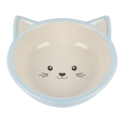 Happy Pet Food Bowl Kitten Light Blue / Cream 200 ML