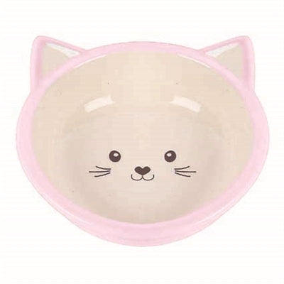 Happy Pet Food Bowl Kitten Pink / Cream 200 ML
