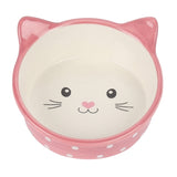 Gamelle pour chat Happy Pet Polka Rose / Crème 300 ML