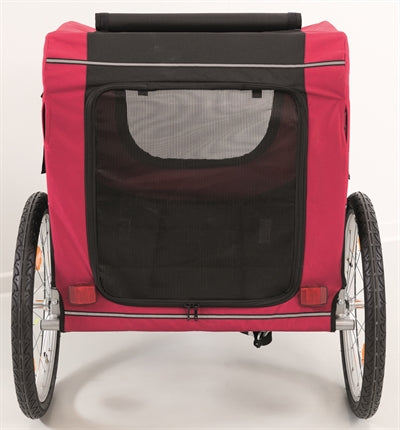 Remorque à vélo pour chien Trixie noir / rouge
