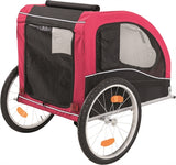 Trixie Dog Bicycle Trailer Black / Red