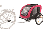 Remorque à vélo pour chien Trixie noir / rouge