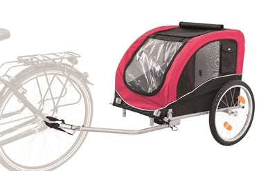 Remorque à vélo pour chien Trixie noir / rouge