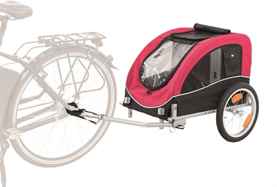 Remorque à vélo pour chien Trixie noir / rouge