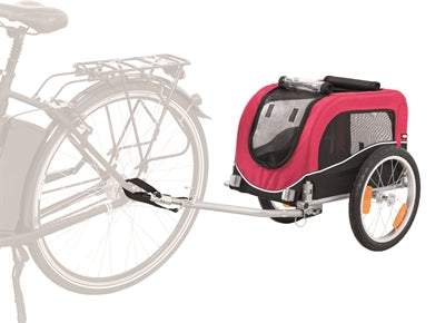 Remorque à vélo pour chien Trixie noir / rouge