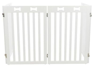 Trixie Clôture Blanche 4 Panneaux 60-160X75 CM