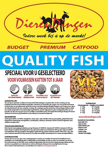 Unbranded Budget Premium Catfood Quality Fish 15 KG