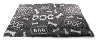 Martin Sellier Vetbed Dog Print Gray / White