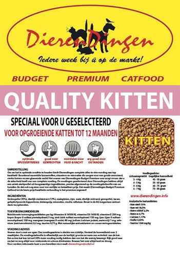 Unbranded Budget Premium Catfood Quality Kitten 15 KG